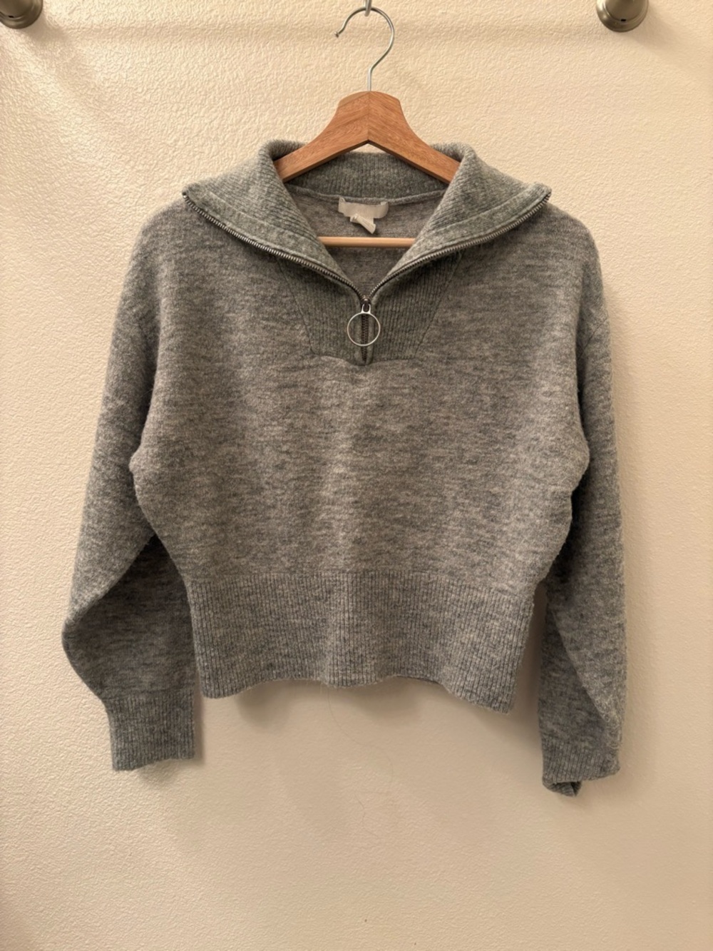 H&M quarter zip sweater